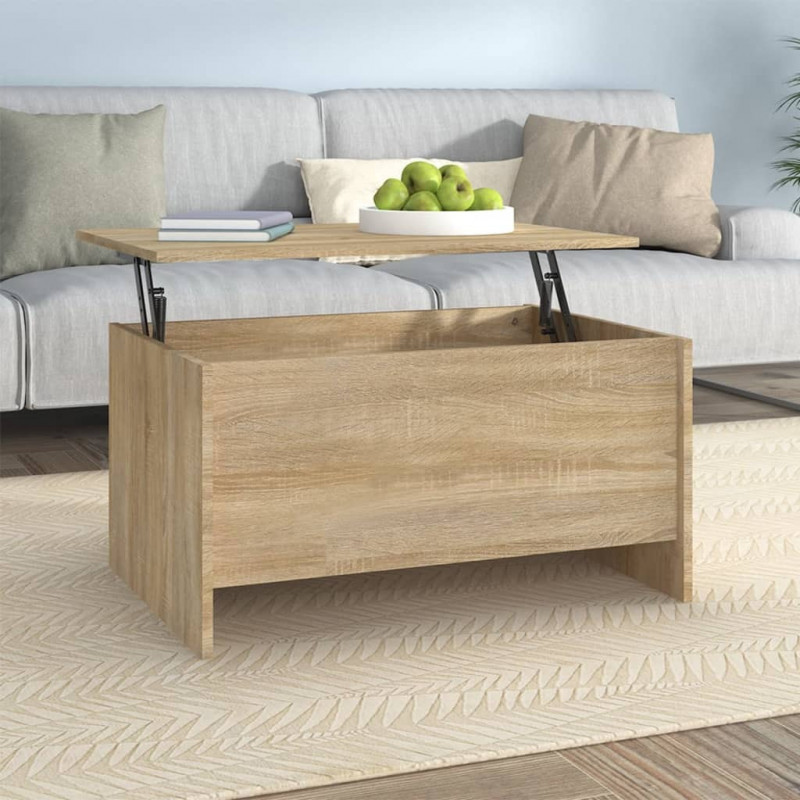 Couchtisch Sonoma-Eiche 80x55,5x41,5 cm Holzwerkstoff