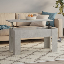 Couchtisch Betongrau 101x49x52 cm Holzwerkstoff