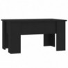 Couchtisch Schwarz 79x49x41 cm Holzwerkstoff