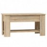 Couchtisch Sonoma-Eiche 101x49x52 cm Holzwerkstoff