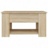 Couchtisch Sonoma-Eiche 79x49x41 cm Holzwerkstoff