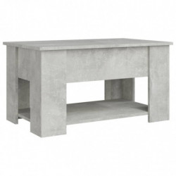 Couchtisch Betongrau 79x49x41 cm Holzwerkstoff