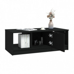 Couchtisch Schwarz 102x50x36 cm Holzwerkstoff