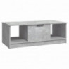 Couchtisch Betongrau 102x50x36 cm Holzwerkstoff