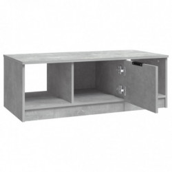 Couchtisch Betongrau 102x50x36 cm Holzwerkstoff