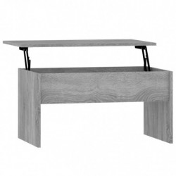 Couchtisch Grau Sonoma 80x50,5x41,5 cm Holzwerkstoff