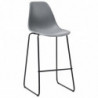 5-tlg. Bar-Set Kunststoff Grau