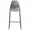 5-tlg. Bar-Set Kunststoff Grau