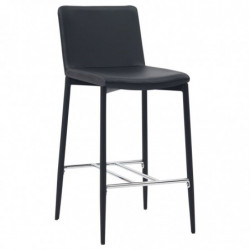 5-tlg. Bar-Set Kunstleder Schwarz