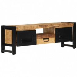 TV-Schrank 120x30x40 cm Massivholz Mango