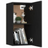 TV-Schrank Schwarz 30,5x30x60 cm Holzwerkstoff