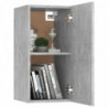 TV-Schrank Betongrau 30,5x30x60 cm Holzwerkstoff