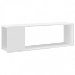 TV-Schrank Hochglanz-Weiß 100x24x32 cm Holzwerkstoff