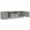 TV-Schrank Betongrau 140x35x40 cm Holzwerkstoff