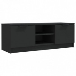 TV-Schrank Schwarz 102x35x36,5 cm Holzwerkstoff