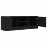 TV-Schrank Schwarz 102x35x36,5 cm Holzwerkstoff