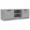 TV-Schrank Betongrau 102x35x36,5 cm Holzwerkstoff