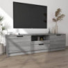 TV-Schrank Grau Sonoma 140x35x40 cm Holzwerkstoff