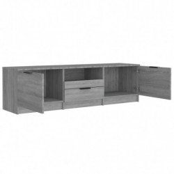 TV-Schrank Grau Sonoma 140x35x40 cm Holzwerkstoff