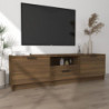 TV-Schrank Braun Eichen-Optik 140x35x40 cm Holzwerkstoff