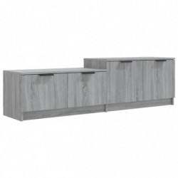 TV-Schrank Grau Sonoma 158,5x36x45 cm Holzwerkstoff