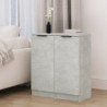 Sideboards 2 Stk. Betongrau 30x30x70 cm Holzwerkstoff