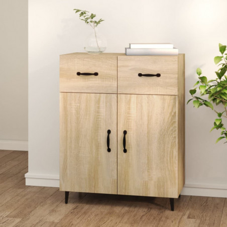 Sideboard Sonoma-Eiche 69,5x34x90 cm Holzwerkstoff