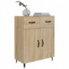 Sideboard Sonoma-Eiche 69,5x34x90 cm Holzwerkstoff