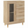 Sideboard Sonoma-Eiche 69,5x34x90 cm Holzwerkstoff