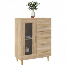 Sideboard Sonoma-Eiche 69,5x34x90 cm Holzwerkstoff