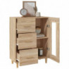 Sideboard Sonoma-Eiche 69,5x34x90 cm Holzwerkstoff