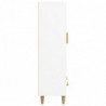 Highboard Weiß 70x31x115 cm Holzwerkstoff