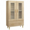 Highboard Sonoma-Eiche 70x31x115 cm Holzwerkstoff