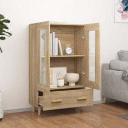 Highboard Sonoma-Eiche 70x31x115 cm Holzwerkstoff