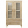 Highboard Sonoma-Eiche 70x31x115 cm Holzwerkstoff