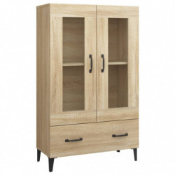 Highboard Sonoma-Eiche 70x31x115 cm Holzwerkstoff