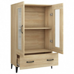 Highboard Sonoma-Eiche 70x31x115 cm Holzwerkstoff