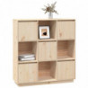 Highboard 110,5x35x117 cm Massivholz Kiefer