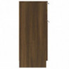 Sideboard Braun Eichen-Optik 30x30x70 cm Holzwerkstoff