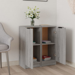 Sideboards 2 Stk. Grau Sonoma 30x30x70 cm Holzwerkstoff