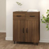 Sideboard Braun Eichen-Optik 69,5x34x90 cm Holzwerkstoff