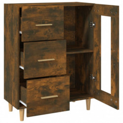 Sideboard Räuchereiche 69,5x34x90 cm Holzwerkstoff