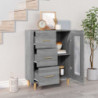 Sideboard Grau Sonoma 69,5x34x90 cm Holzwerkstoff