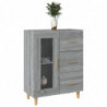 Sideboard Grau Sonoma 69,5x34x90 cm Holzwerkstoff