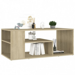 Couchtisch Sonoma-Eiche 100x50x40 cm Holzwerkstoff