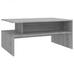 Couchtisch Grau Sonoma 90x60x42,5 cm Holzwerkstoff