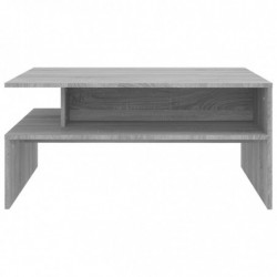 Couchtisch Grau Sonoma 90x60x42,5 cm Holzwerkstoff