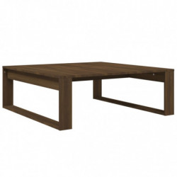 Couchtisch Braun Eiche 100x100x35 cm Holzwerkstoff