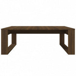 Couchtisch Braun Eiche 100x100x35 cm Holzwerkstoff