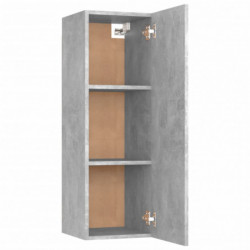 8-tlg. TV-Schrank-Set Betongrau Holzwerkstoff